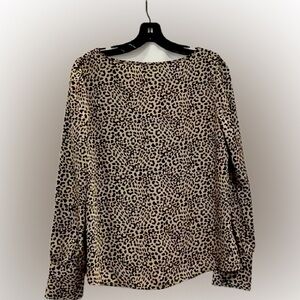 Express animal print blouse.